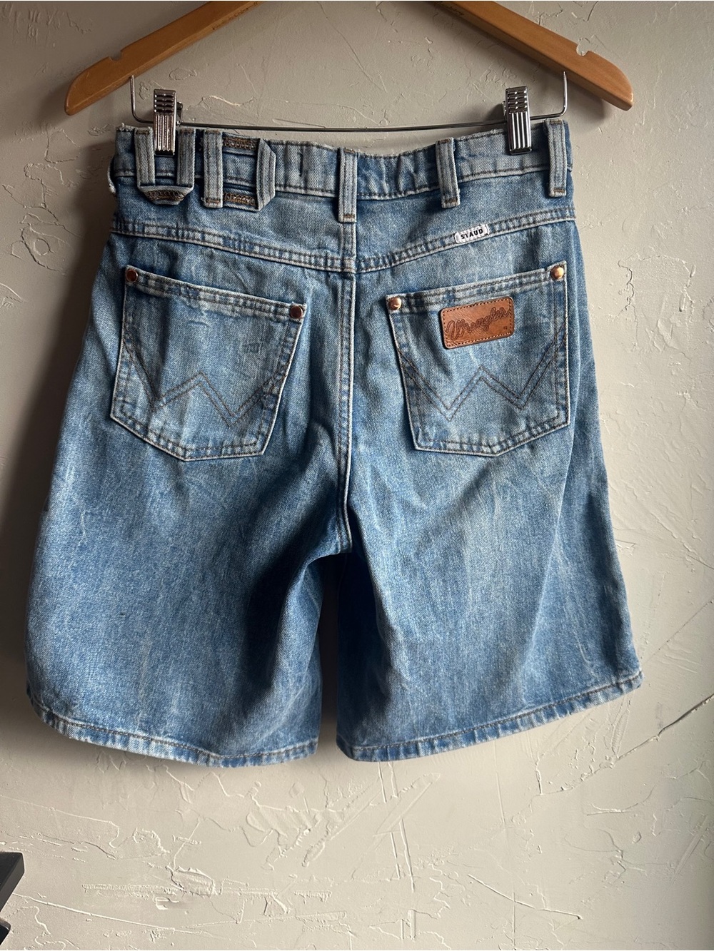 Staud x Wrangler Bermuda Denim Jorts Western Cowgirl Y2K Size 24